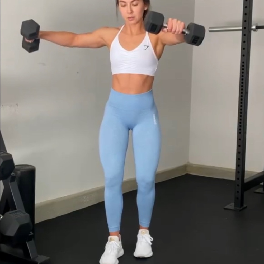 SOLD Gymshark Adapt marl light blue